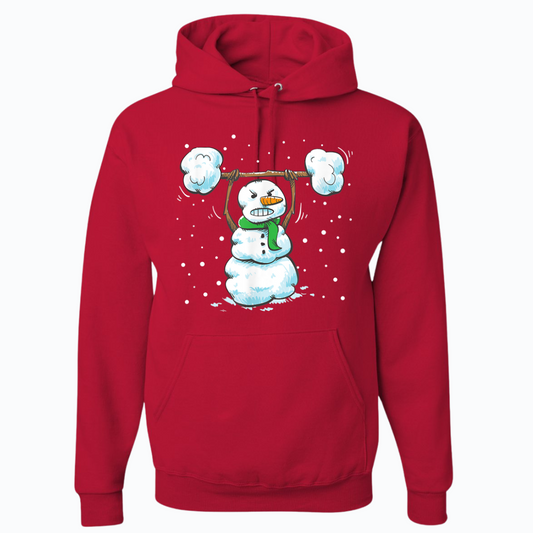 Strong Snowman Hoodie